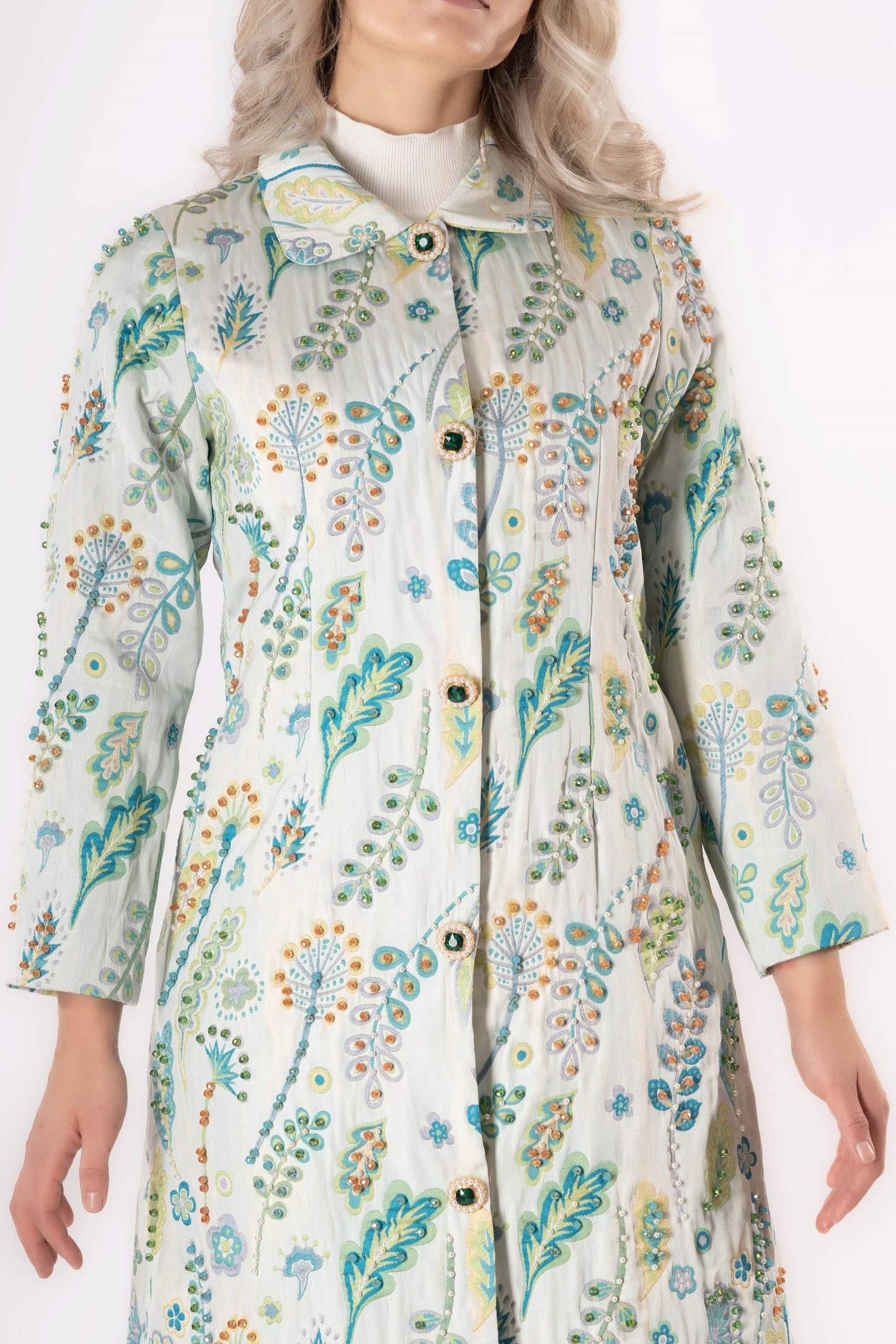 Cecile Embellished  Coat